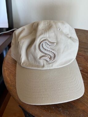 NHL Beige/Tan Embroidered 'S' Baseball Cap